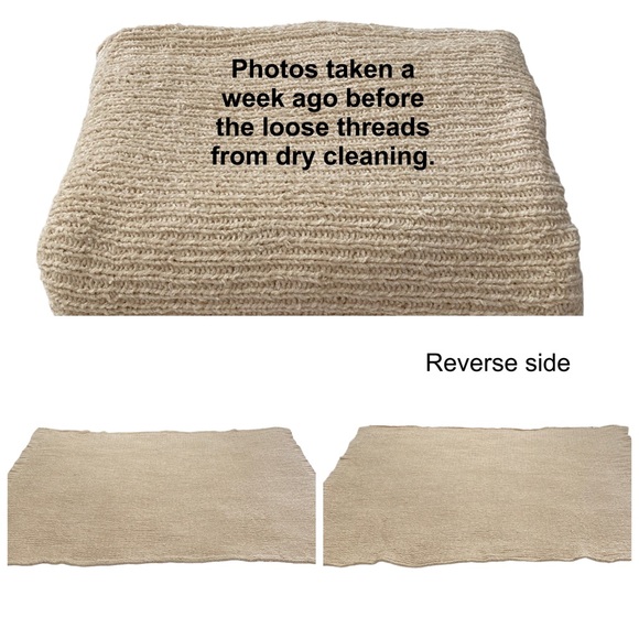 Crate and Barrel chenille throw - Picture 8 of 8